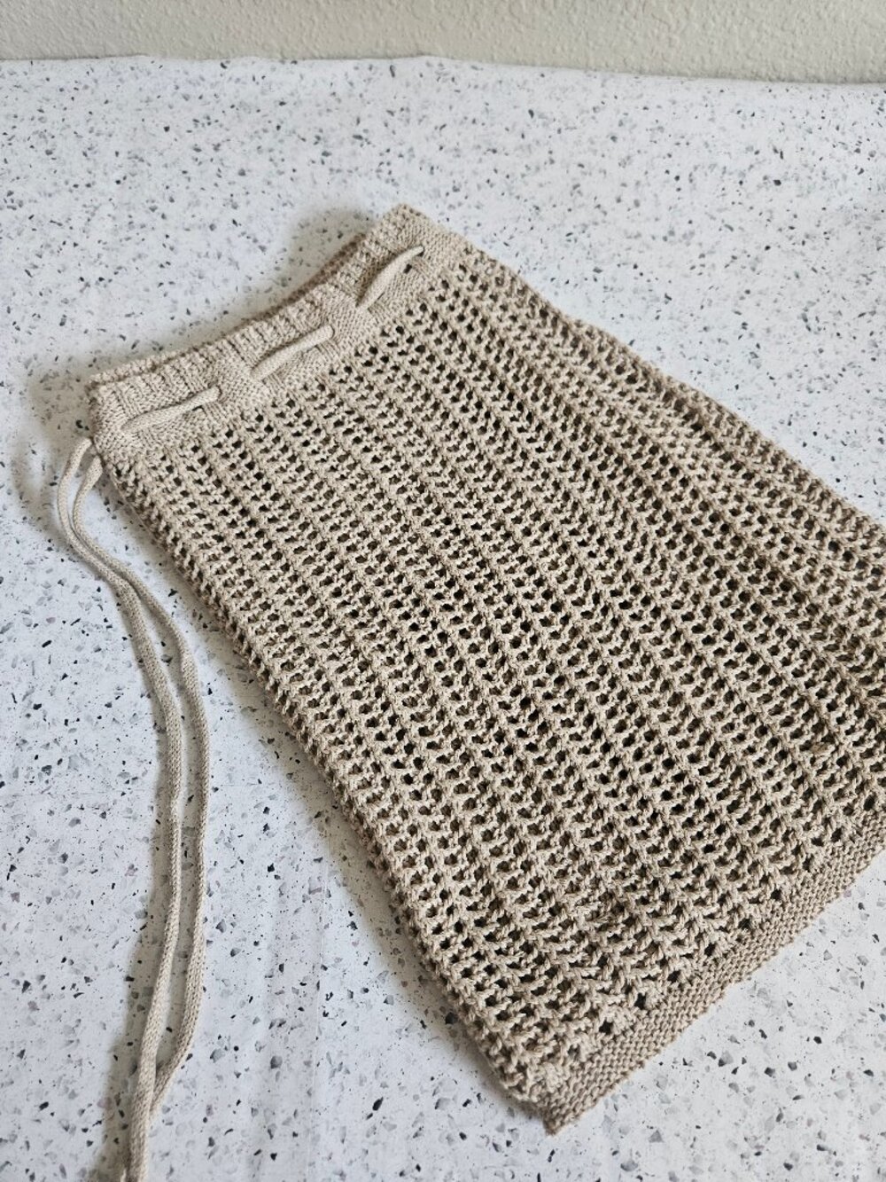 Womens Knit tan skirt